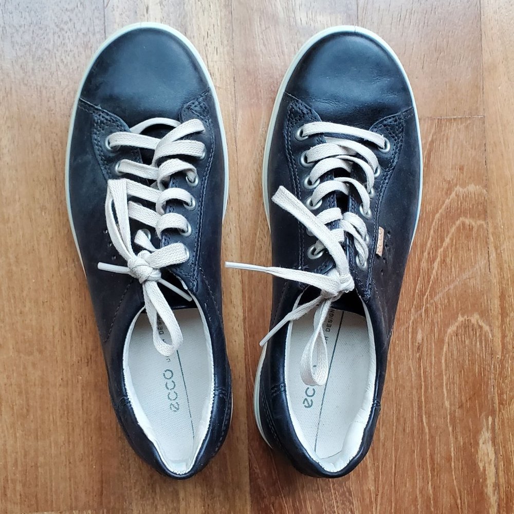 Ecco Soft 7 Leather Sneakers for Women